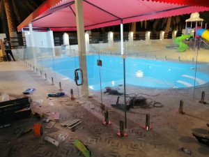 تركيب زجاج سكريت